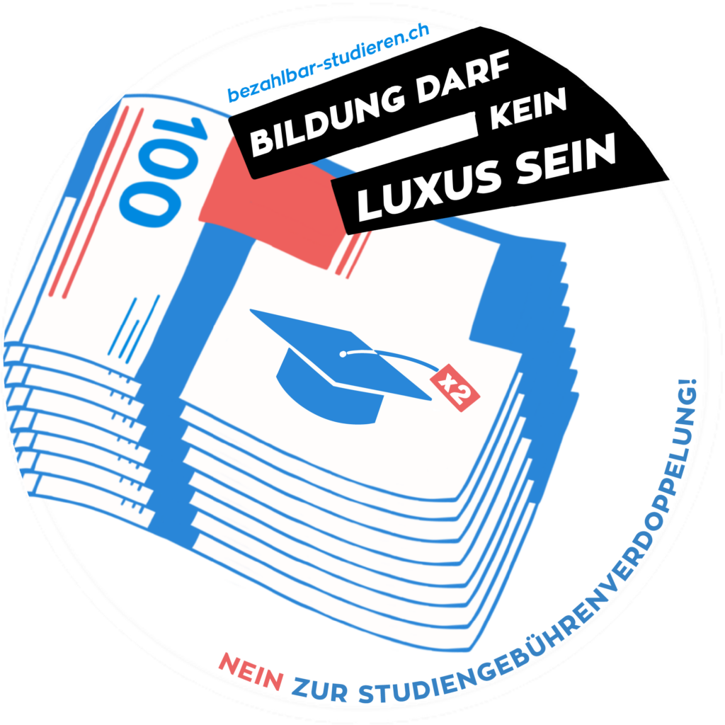 Sticker - Bildung darf kein Luxus sein